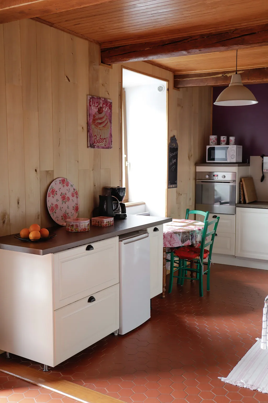 L'espace repas côté cuisine